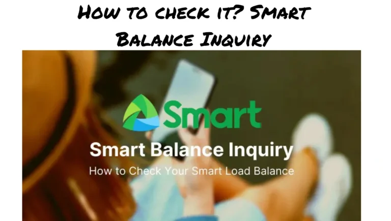 How to check it? Smart Balance Inquiry