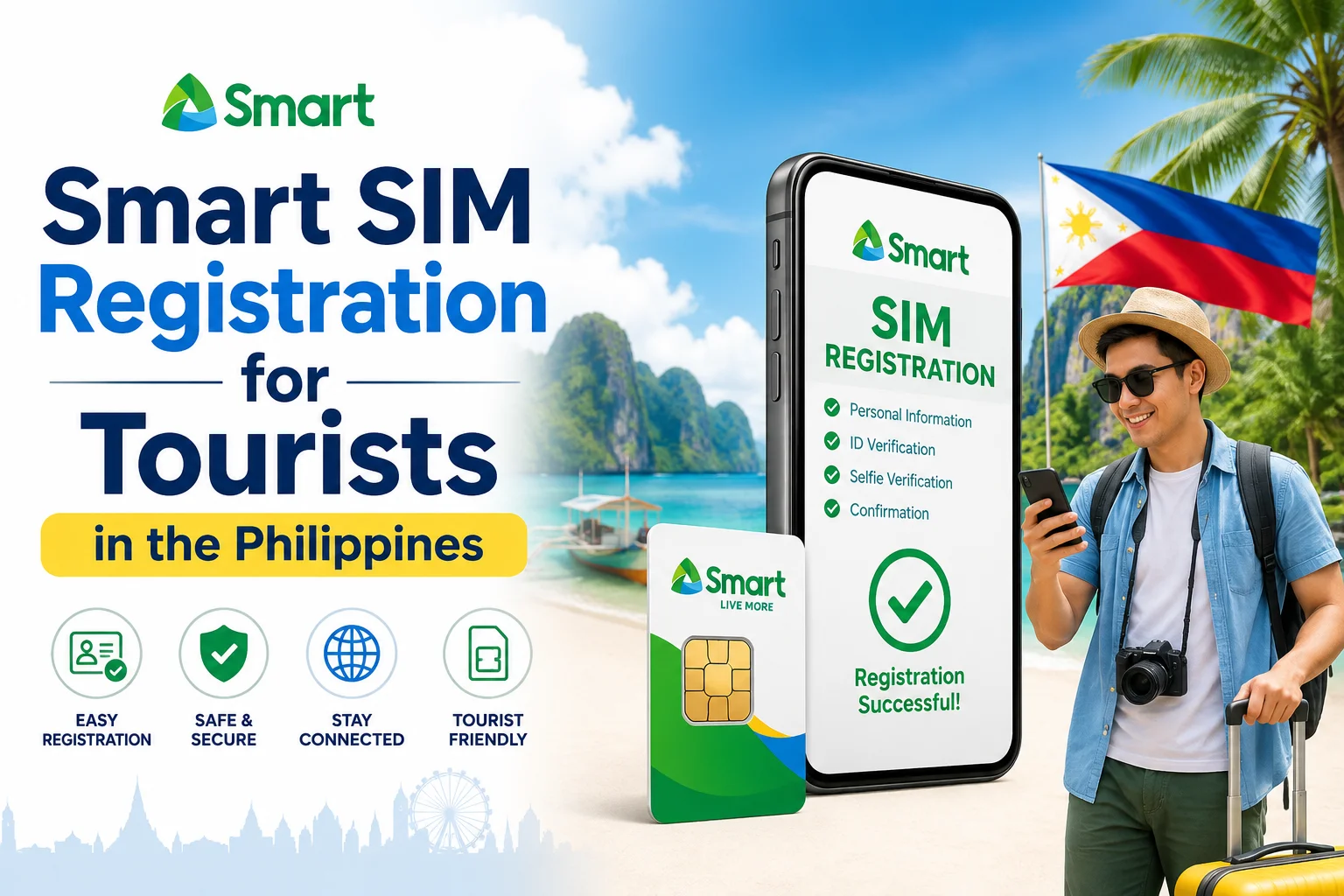 Smart SIM Registration for Tourists in the Philippines